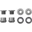 Wolf Tooth 1x Chainring Bolts And Nuts Set of 4 in Grey