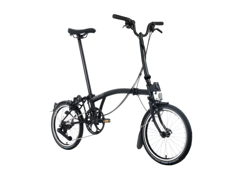 Brompton C Line 12-Speed Folding Bike 2025 in Matt Black-9