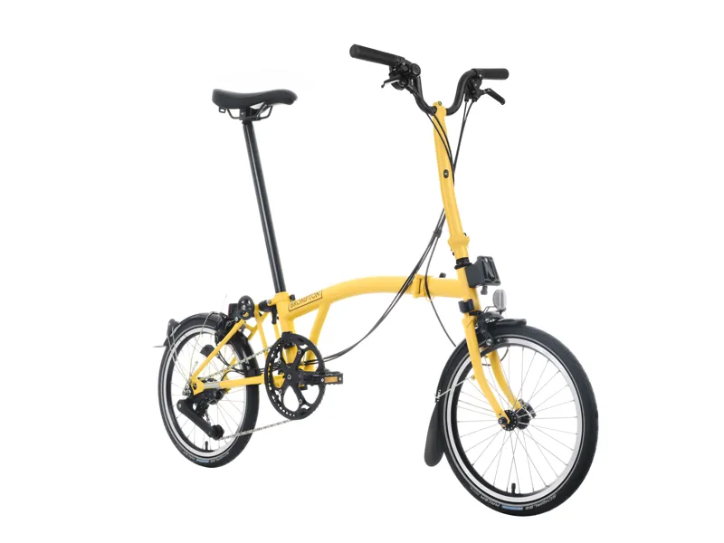 Brompton C Line 12-Speed Folding Bike 2025 in Bumblebee Yellow-8
