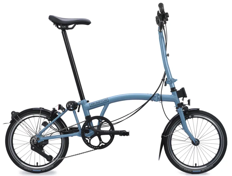 Brompton C Line 12-Speed Folding Bike 2026 in Cloud Metallic-5