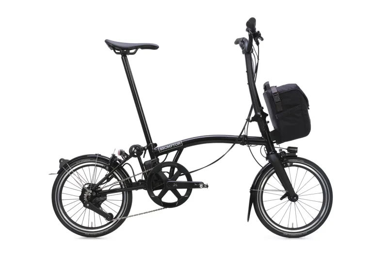 Brompton Electric P Line 4-Speed Folding Bike 2026 in Matt Black-4