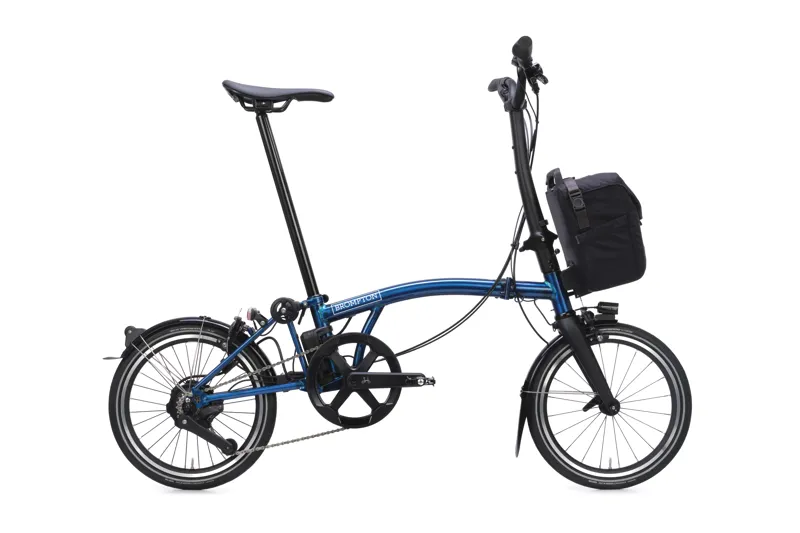 Brompton Electric P Line 4-Speed Folding Bike 2026 in Pacific Lacquer-4