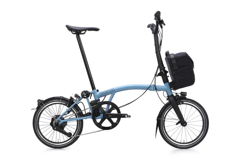 Brompton Electric P Line 4-Speed Folding Bike 2026 in Cloud Metallic-4