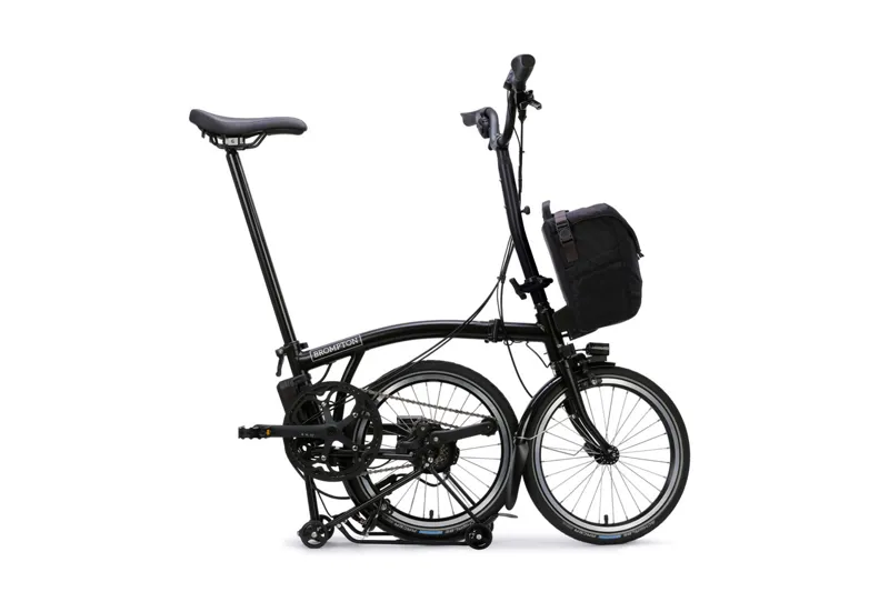 Brompton Electric C Line with SuperRoll+ 4-Speed Folding Bike 2026 in Matt Black-1