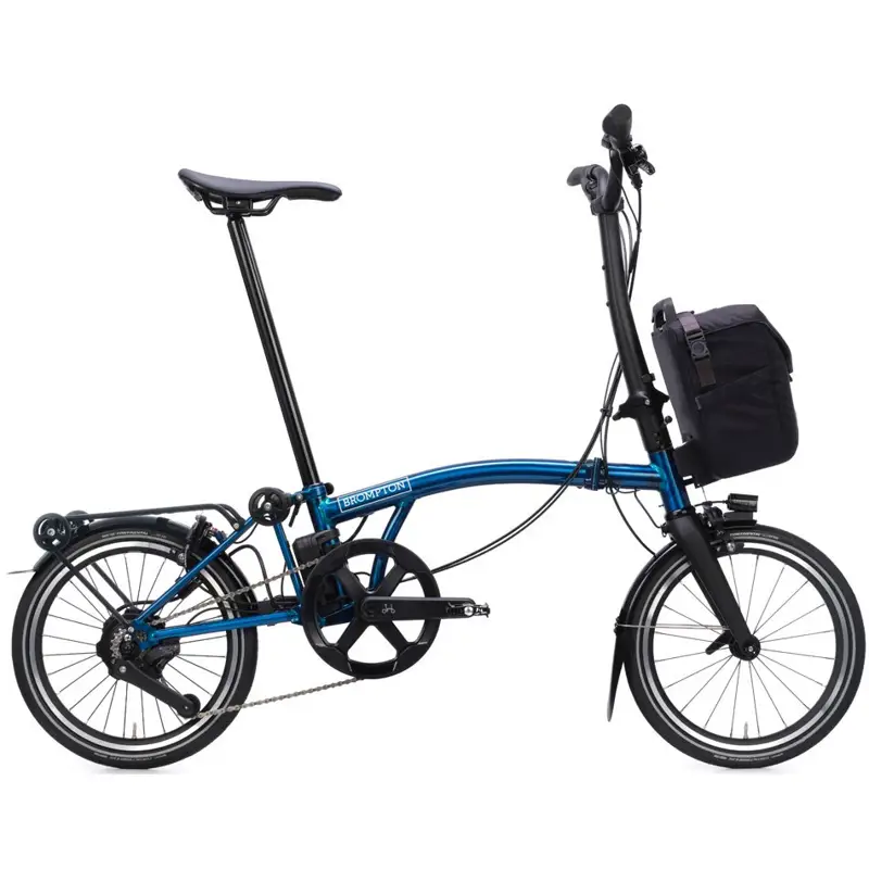 Balfes Bikes Brompton Electric P Line with SuperRoll+ 4-Speed Folding Bike 2026 in Pacific Lacquer | Free postage over £30, £10 off first order, price match & 0% finance.