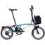 Brompton Electric P Line with SuperRoll+ 4-Speed Folding Bike 2026 in Cloud Metallic