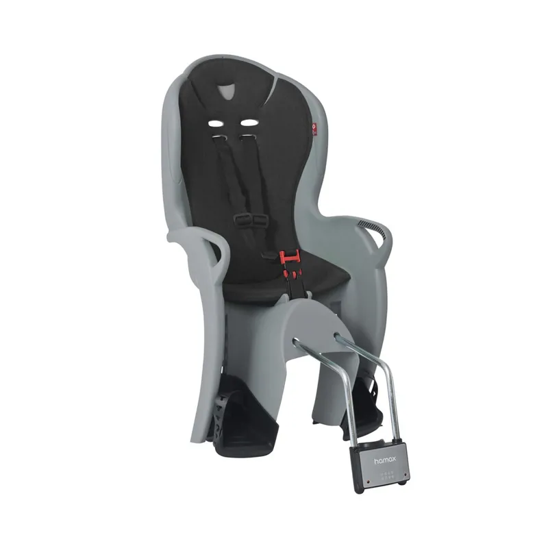 Hamax Kiss Child Bike Seat in Grey/ Black