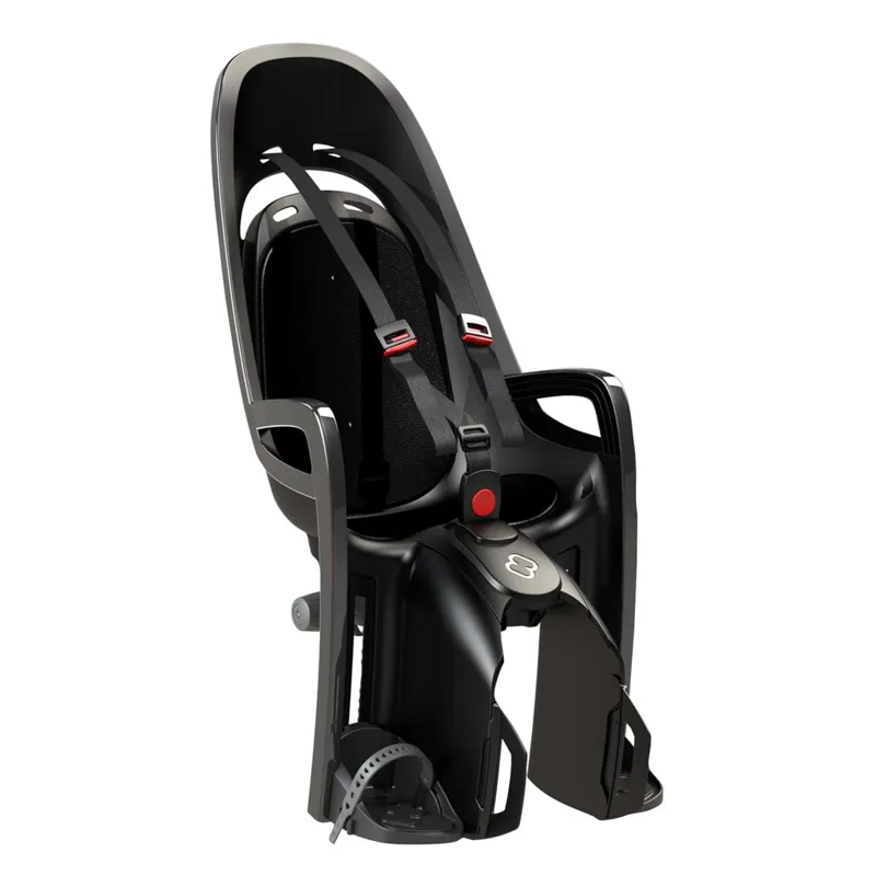 Hamax Zenith Child Bike Seat Pannier Rack in Grey/ Black