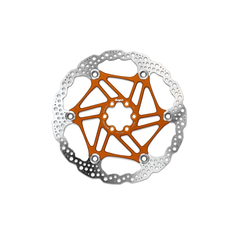 Balfes Bikes Hope Floating Disc 6 Bolt 203mm Rotor in Orange | Free postage over £30, £10 off first order, price match & 0% finance.