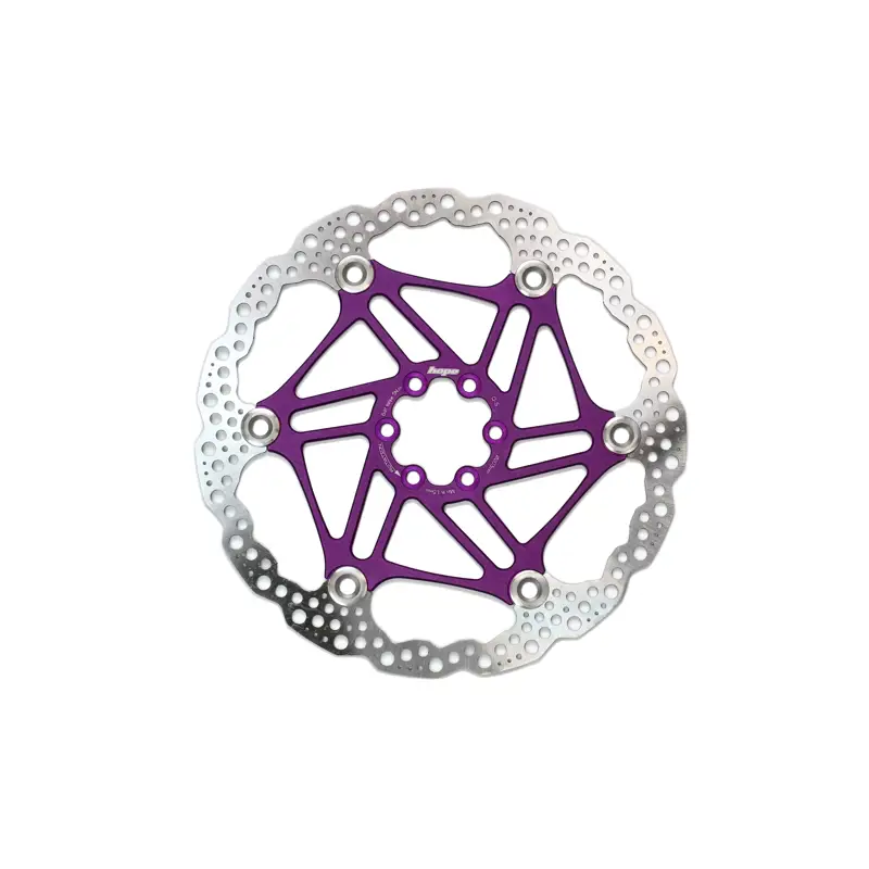 Balfes Bikes Hope Floating Disc 6 Bolt 203mm Rotor in Purple | Free postage over £30, £10 off first order, price match & 0% finance.