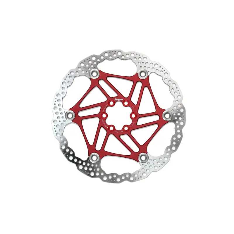 Balfes Bikes Hope Floating Disc 6 Bolt 203mm Rotor in Red | Free postage over £30, £10 off first order, price match & 0% finance.