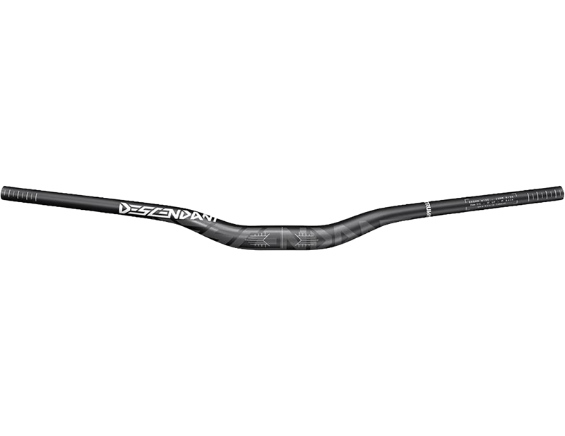 TRUVATIV Descendant Riser Downhill Handlebar in black. 35mm clamp ...
