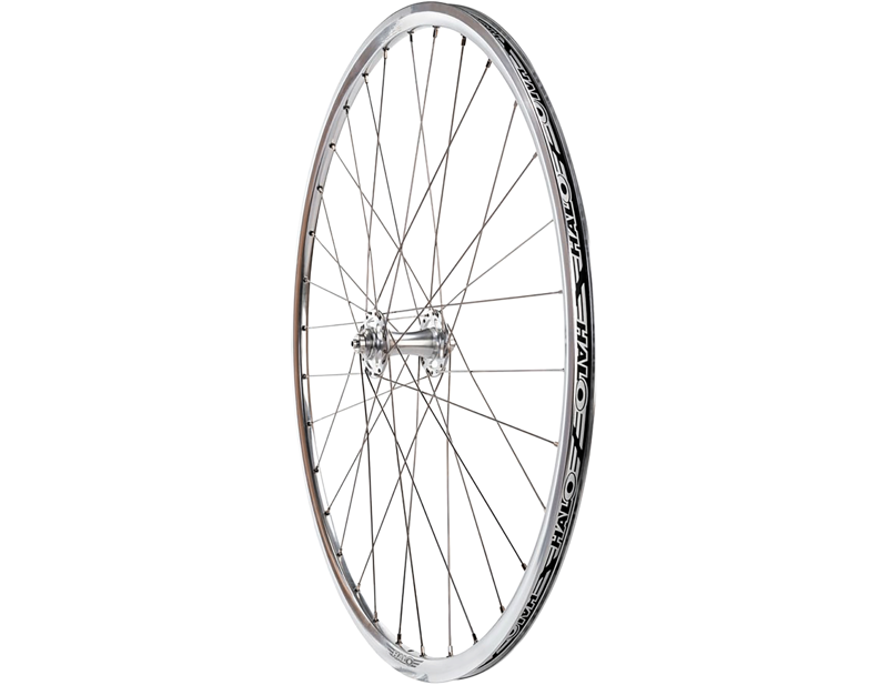 Halo Retro 700c Rim Brake Front Wheel in Silver