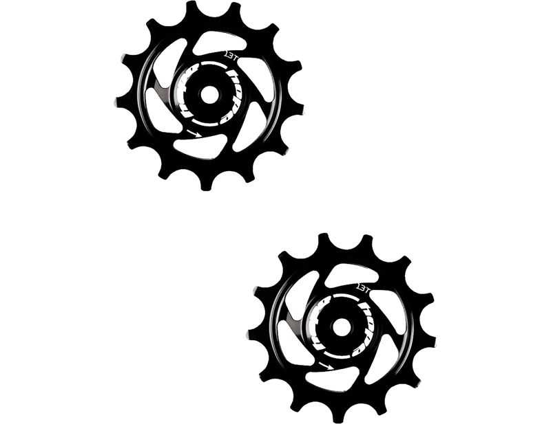 Balfes Bikes Hope 13T Jockey Wheel Pair in Black | Free postage over £30, £10 off first order, price match & 0% finance.