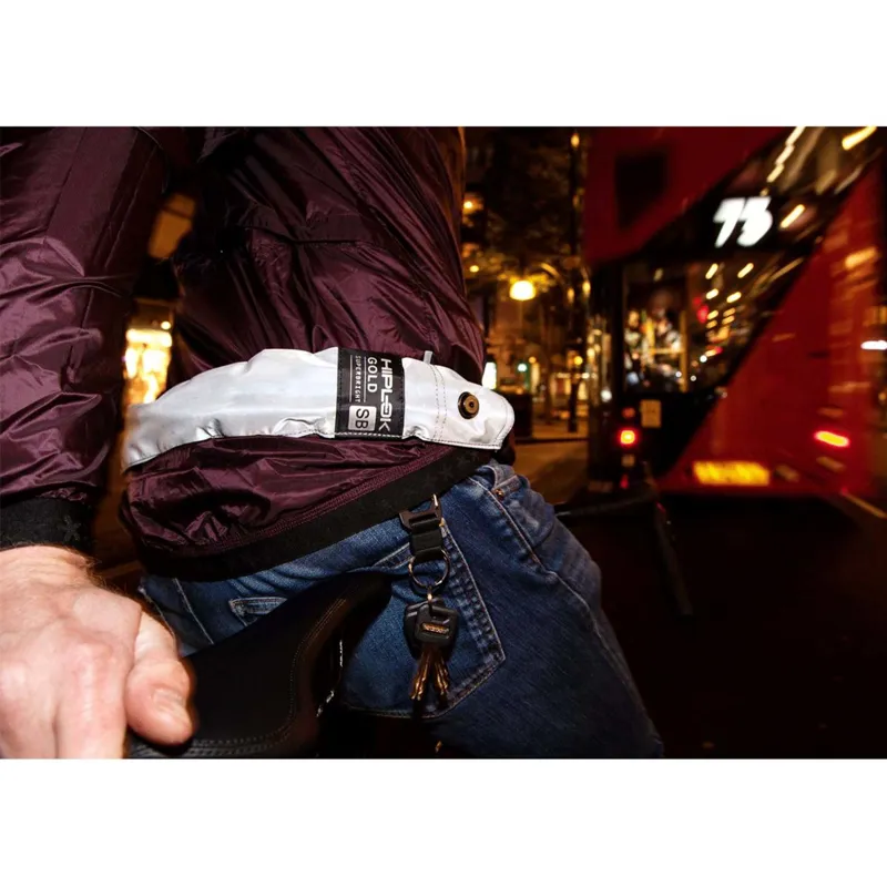 Hiplok Wearable Chain Lock 10mm x 85cm in HiViz White-3