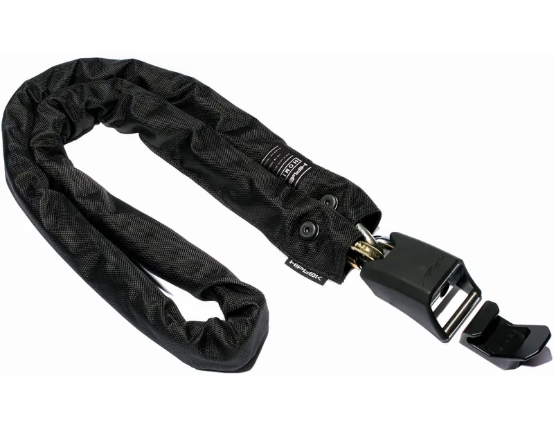 Hiplok Homie Gold 10mmx150cmChain Lock w/Hook in Black-2
