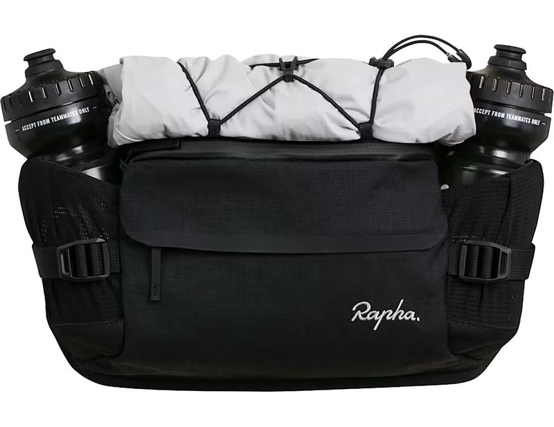 Rapha Trail Hip Pack in Black/Light Grey-1