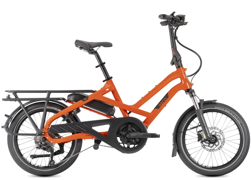 Balfes Bikes Tern HSD P10 Electric Cargo Bike 2026 in Orange | Free postage over £30, £10 off first order, price match & 0% finance.