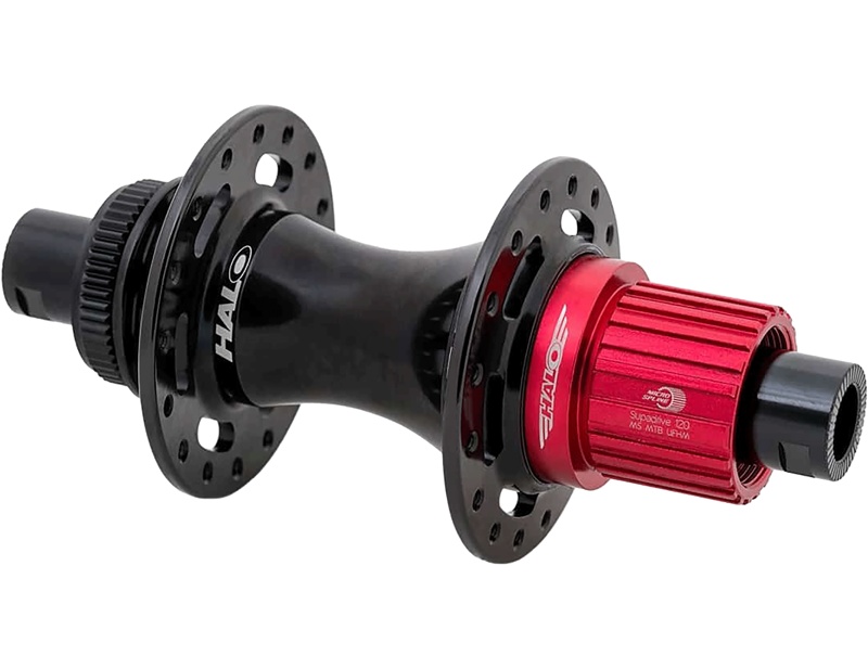 Halo MTC Supadrive 32H CL BOOST Microspline Rear Hub in Black
