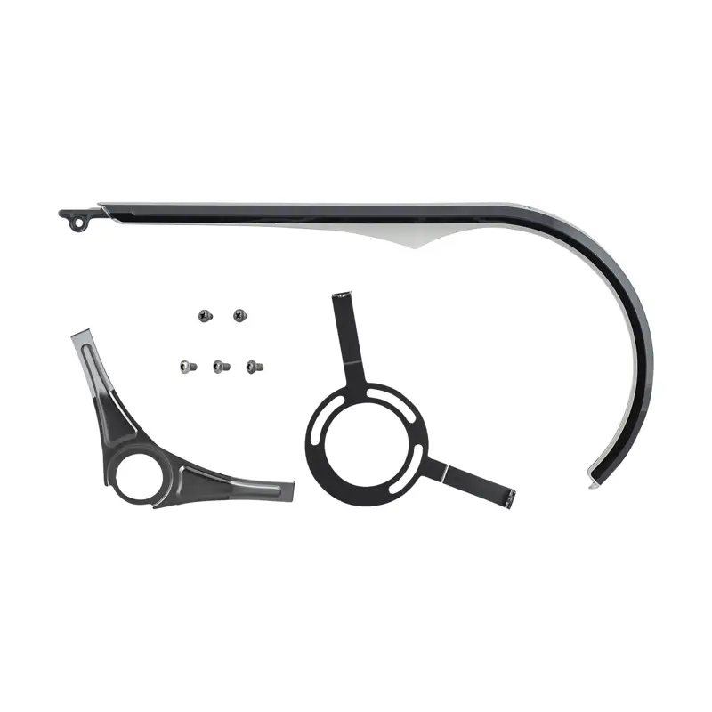 Balfes Bikes Herrmans SLIM 48 Tooth Chainguard and Hardware in Clear/Black | Free postage over £30, £10 off first order, price match & 0% finance.