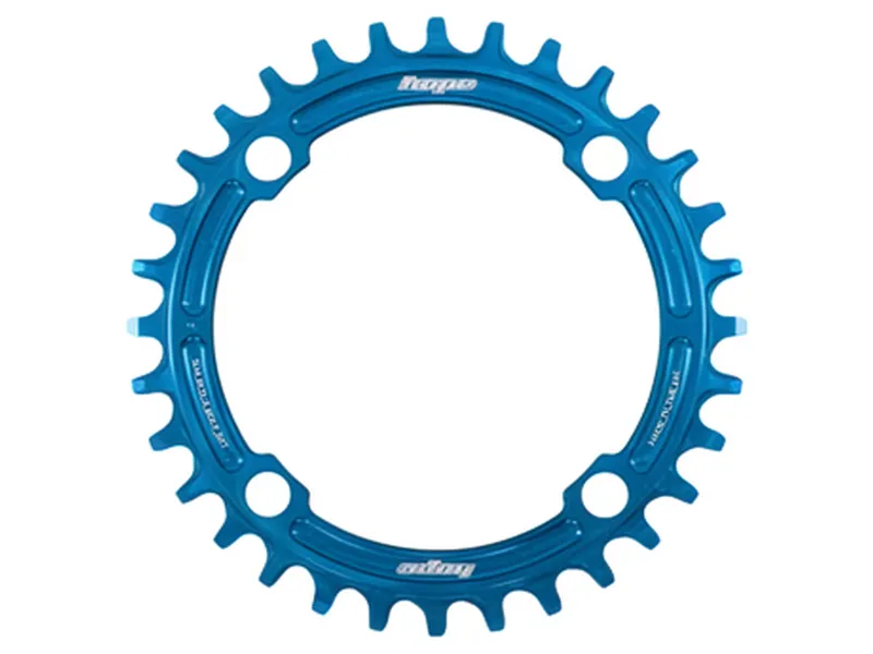 Hope R22 Retainer Chainring 104 BCD 34T in Blue-1