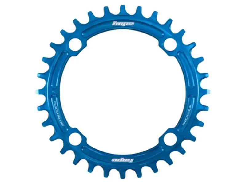 Hope R22 Retainer Chainring 104 BCD 34T in Blue