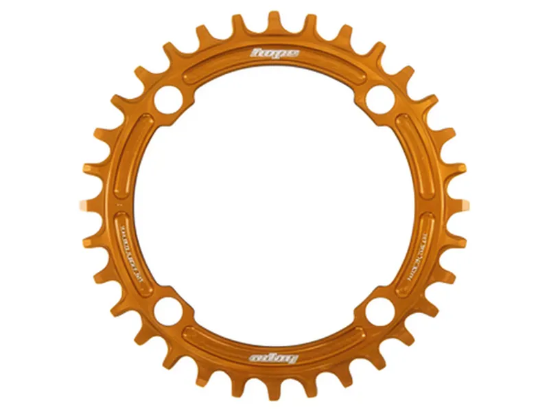 Hope R22 Retainer Chainring 104 BCD 34T in Orange-1