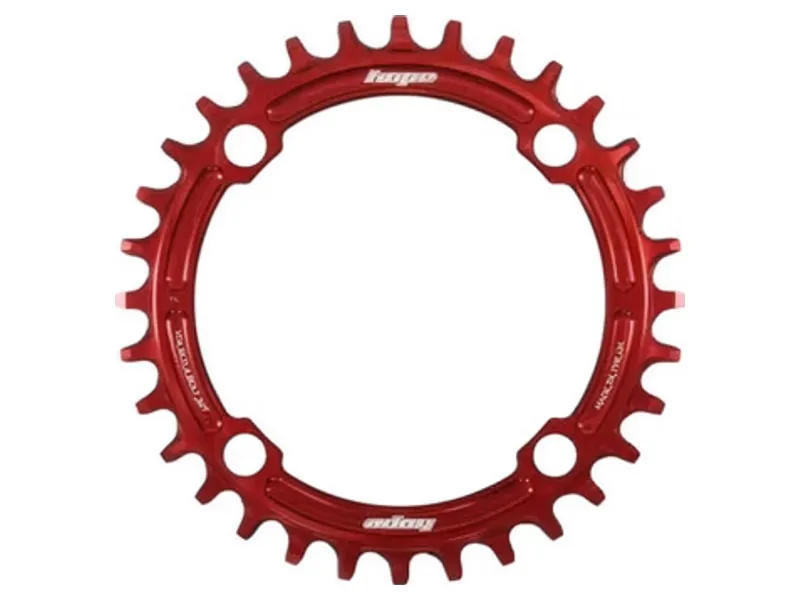 Hope R22 Retainer Chainring 104 BCD 34T in Red