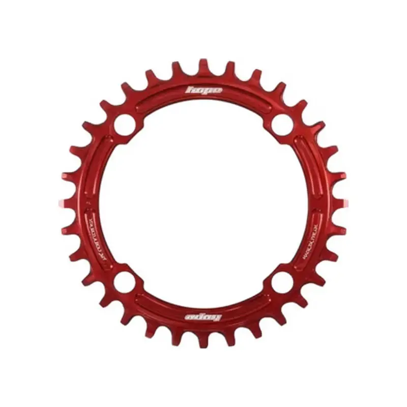 Balfes Bikes Hope R22 Retainer Chainring 104 BCD 34T in Red | Free postage over £30, £10 off first order, price match & 0% finance.