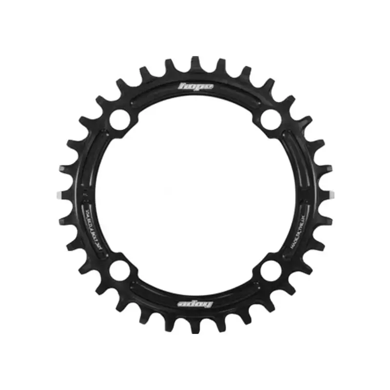 Balfes Bikes Hope R22 Retainer Chainring 104 BCD 38T in Black | Free postage over £30, £10 off first order, price match & 0% finance.