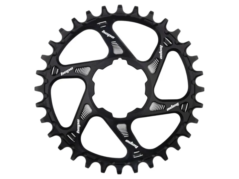 Hope R22 Spiderless Chainring 34T Boost in Black