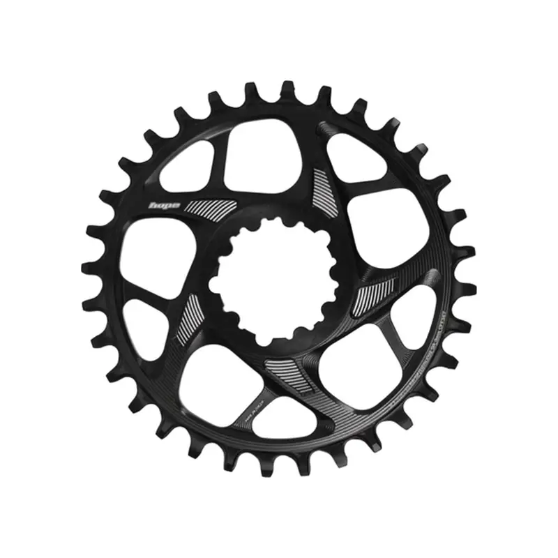 Balfes Bikes Hope Spiderless Chainring 32T R22 in Black | Free postage over £30, £10 off first order, price match & 0% finance.