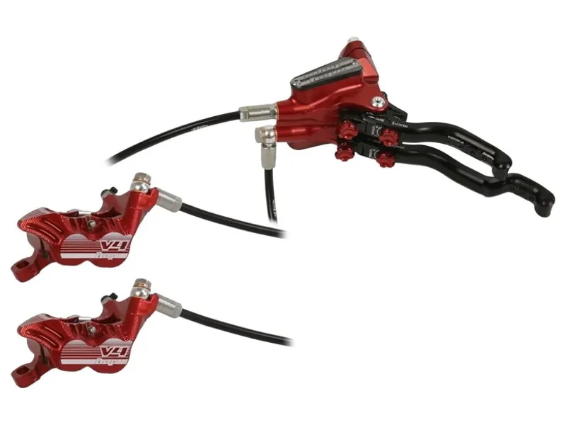 Hope Tech 3 v4 DUO No Rotor L/H in Red 