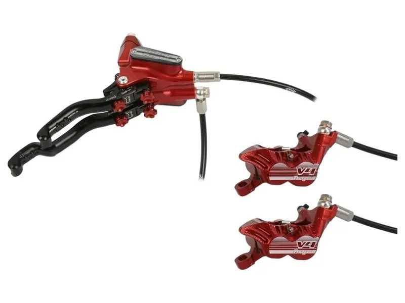 Hope Tech 3 v4 DUO No Rotor R/H in Red 