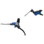 Hope Tech 4 V4 No Rotor Braided Left Hand in Black/Blue