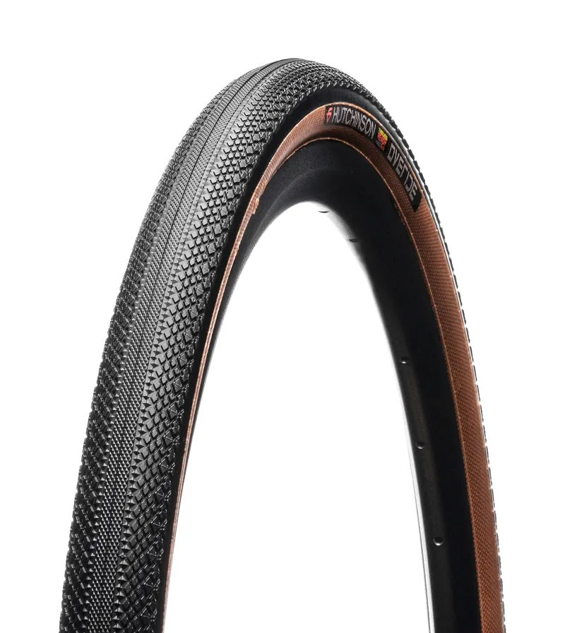 Hutchinson Overide Gravel Hardskin Tyre in Tan Wall