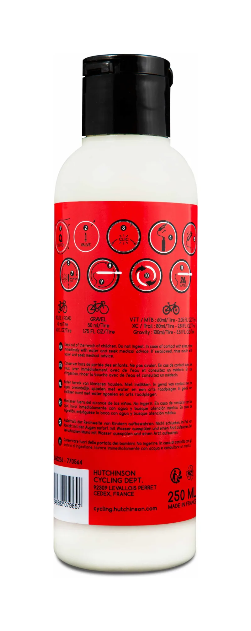 Hutchinson Protect'Air Max 2023 Latex Tyre Sealant 250ml-1