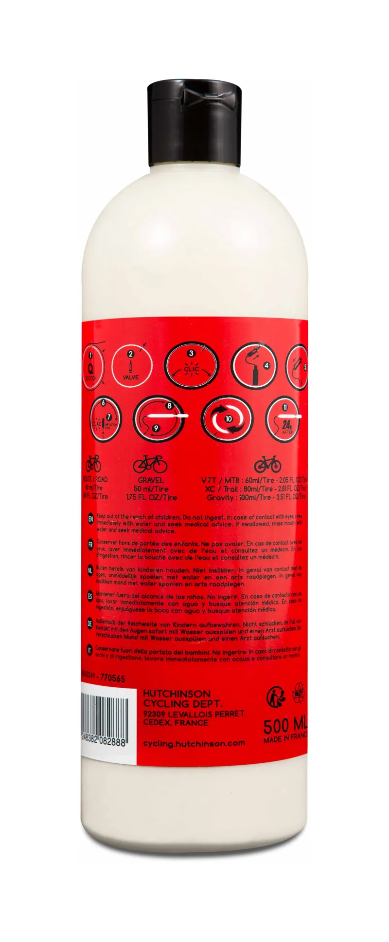 Hutchinson Protect'Air Max 2023 Latex Tyre Sealant 500ml-1