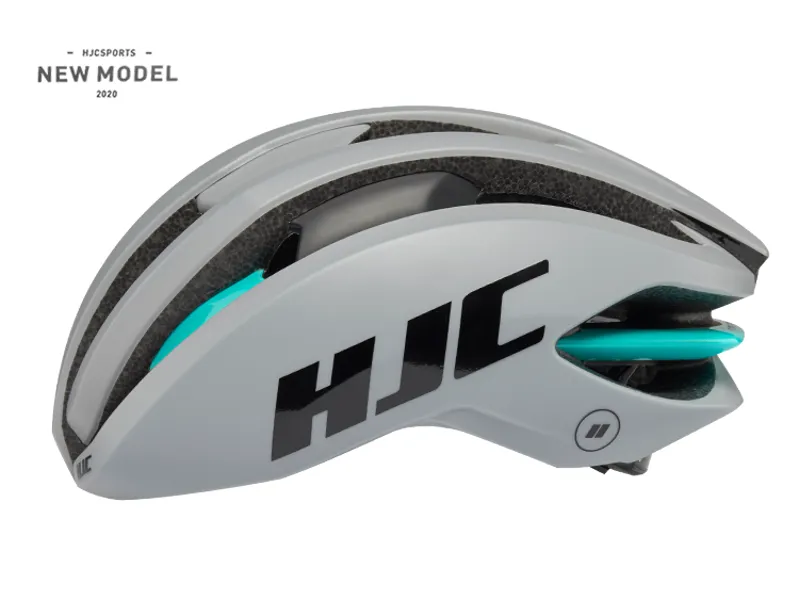 HJC Ibex 2.0 Road Helmet in Grey and Mint-1