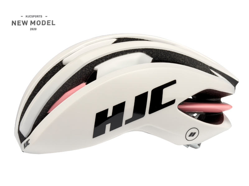 HJC Ibex 2.0 Road Helmet in White and Pink-1