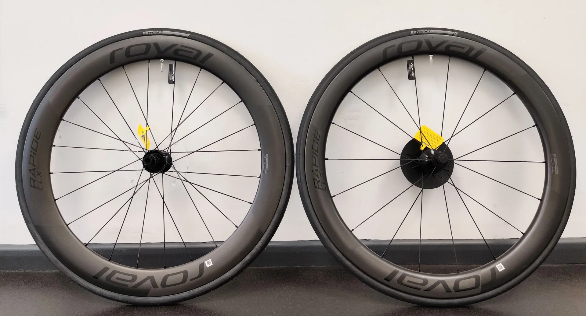 ONE OFF Roval Rapide CLX II Carbon 700c Wheelset Black with Swork
