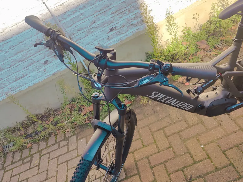 EX DISPLAY Specialized Turbo Tero X 4.0 Full Suspension Electric Mountain Bike X-Large 2023 in Gunmetal/White Mountains-5