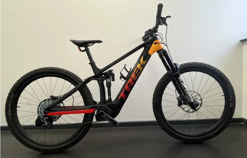 EX DEMO Trek Rail 9.9 xx1 AXS Large Electric Full Suspension Mountain Bike 2023 in Black