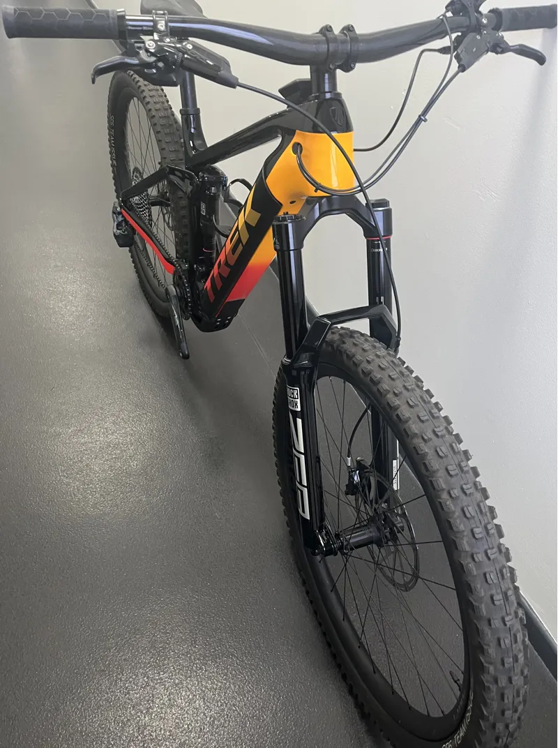 EX DEMO Trek Rail 9.9 xx1 AXS Large Electric Full Suspension Mountain Bike 2023 in Black-2