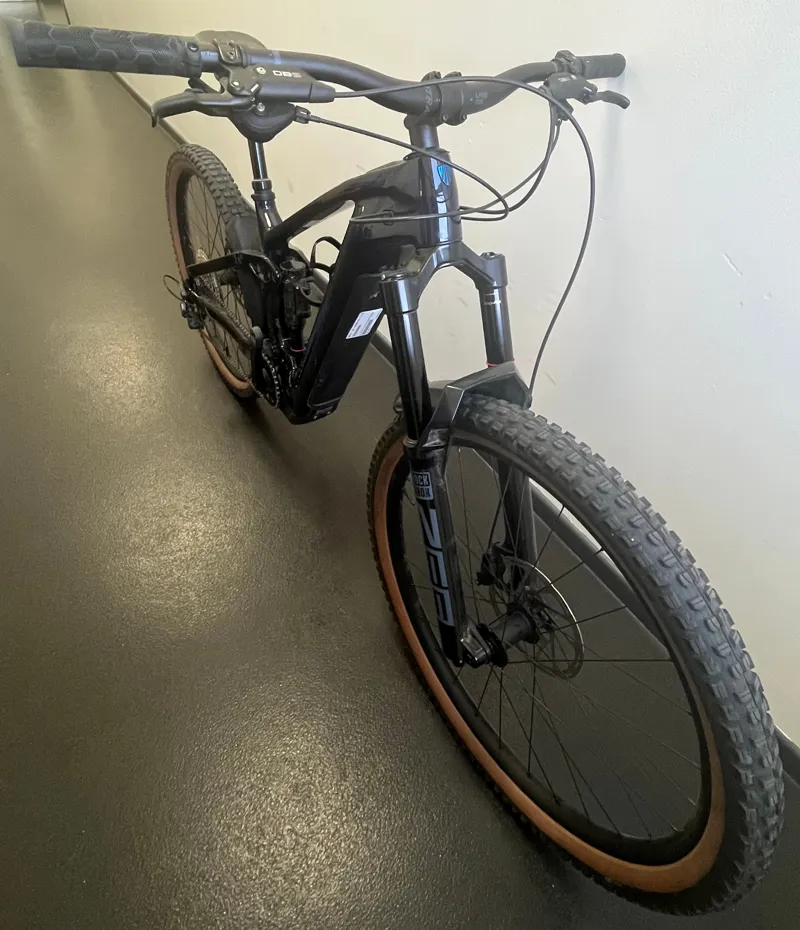 EX DEMO Trek Rail+ 9.7 Gen 5 Electric Full Suspension Mountain Bike Medium 2026 in Navy Smoke-1