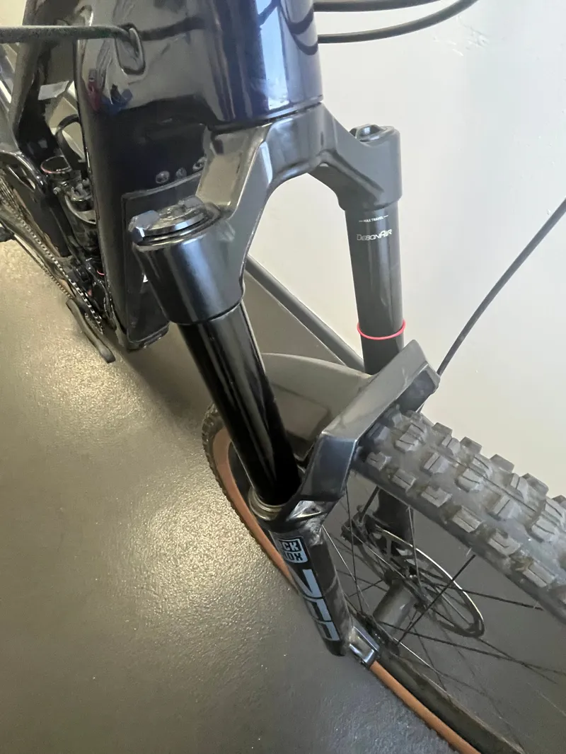 EX DEMO Trek Rail+ 9.7 Gen 5 Electric Full Suspension Mountain Bike Medium 2026 in Navy Smoke-4