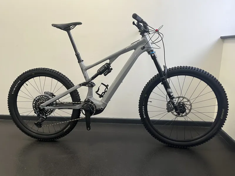 Ex Demo Specialized Turbo Levo SL Comp Alloy Electric Full Suspension Mountain Bike Size S5 2026 in Cool Grey/Ashen Grey-1