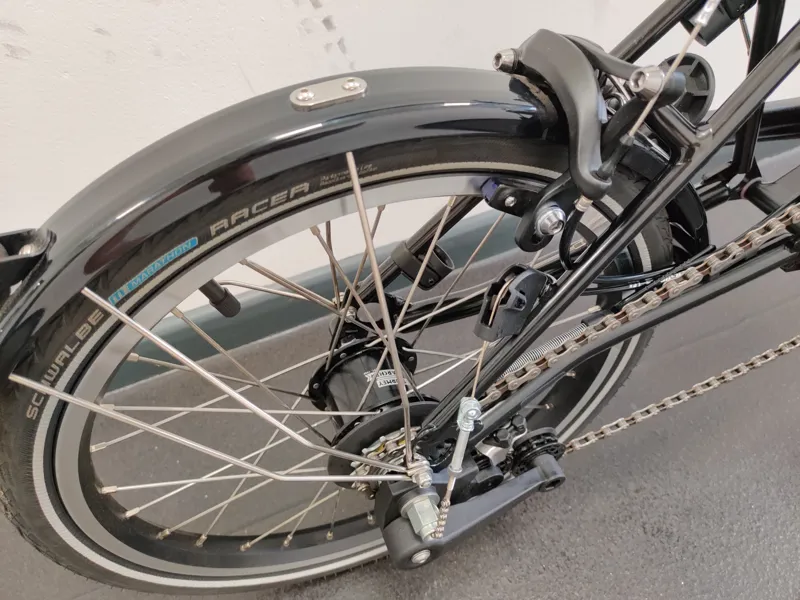 ONE OFF Brompton C Line High Handlebar 6 Speed Explore Folding Bike 2024 in Matt Black-2