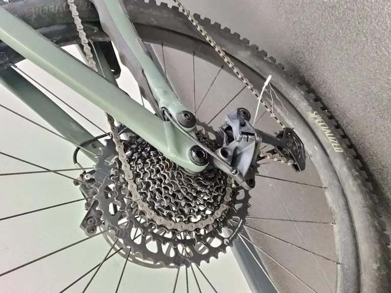 EX DEMO Specialized Turbo Levo Comp Alloy Full Suspension Electric Mountain Bike S4 2024 in Sage Green Grey-11