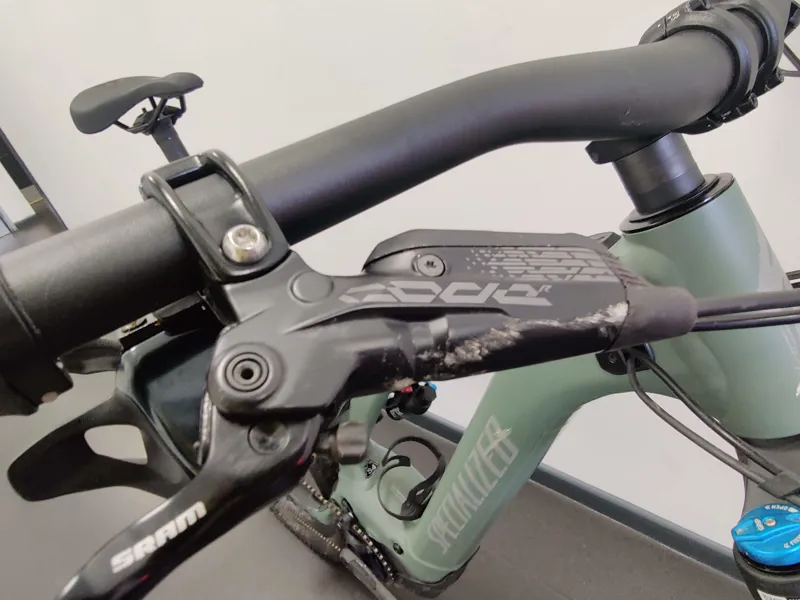 EX DEMO Specialized Turbo Levo Comp Alloy Full Suspension Electric Mountain Bike S4 2024 in Sage Green Grey-5